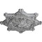 Ekena Millwork Antilles Ceiling Medallion (Fits Canopies up to 6"), 38 1/4"OD x 1 1/2"P, Ultra Pure White Crackle CM38ANUWC - alternate 4